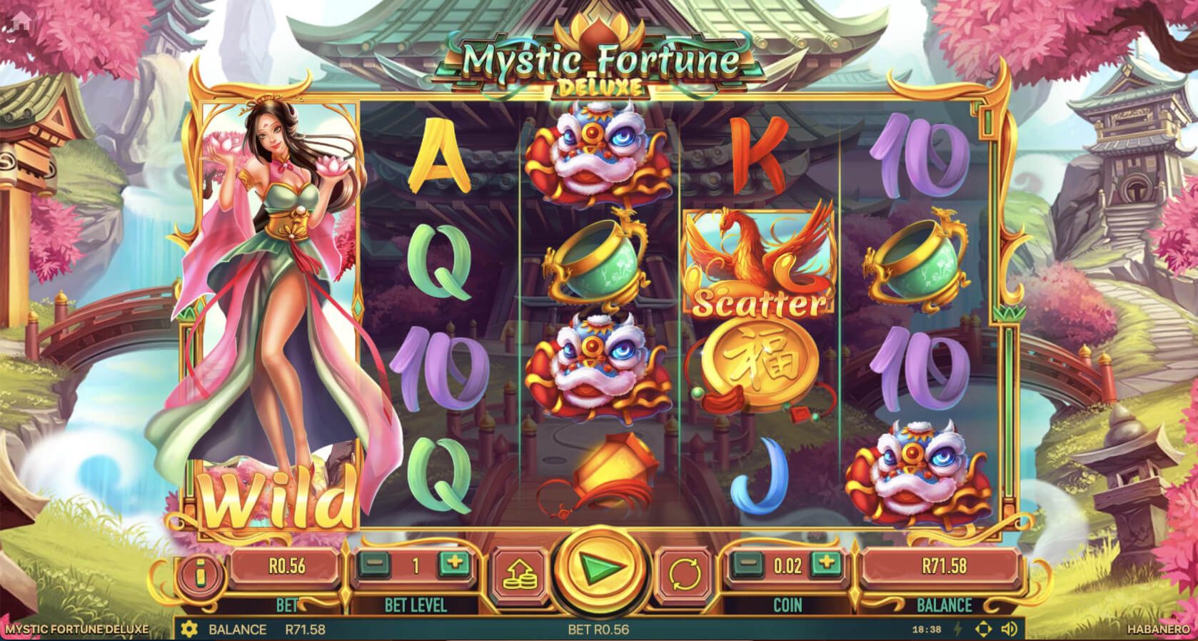 Luật chơi Slot Nổ Hũ Mystic Fortune Deluxe